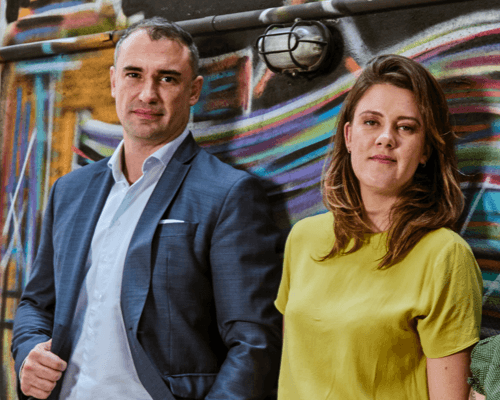 Rafael Pellon e Nathalia Santos